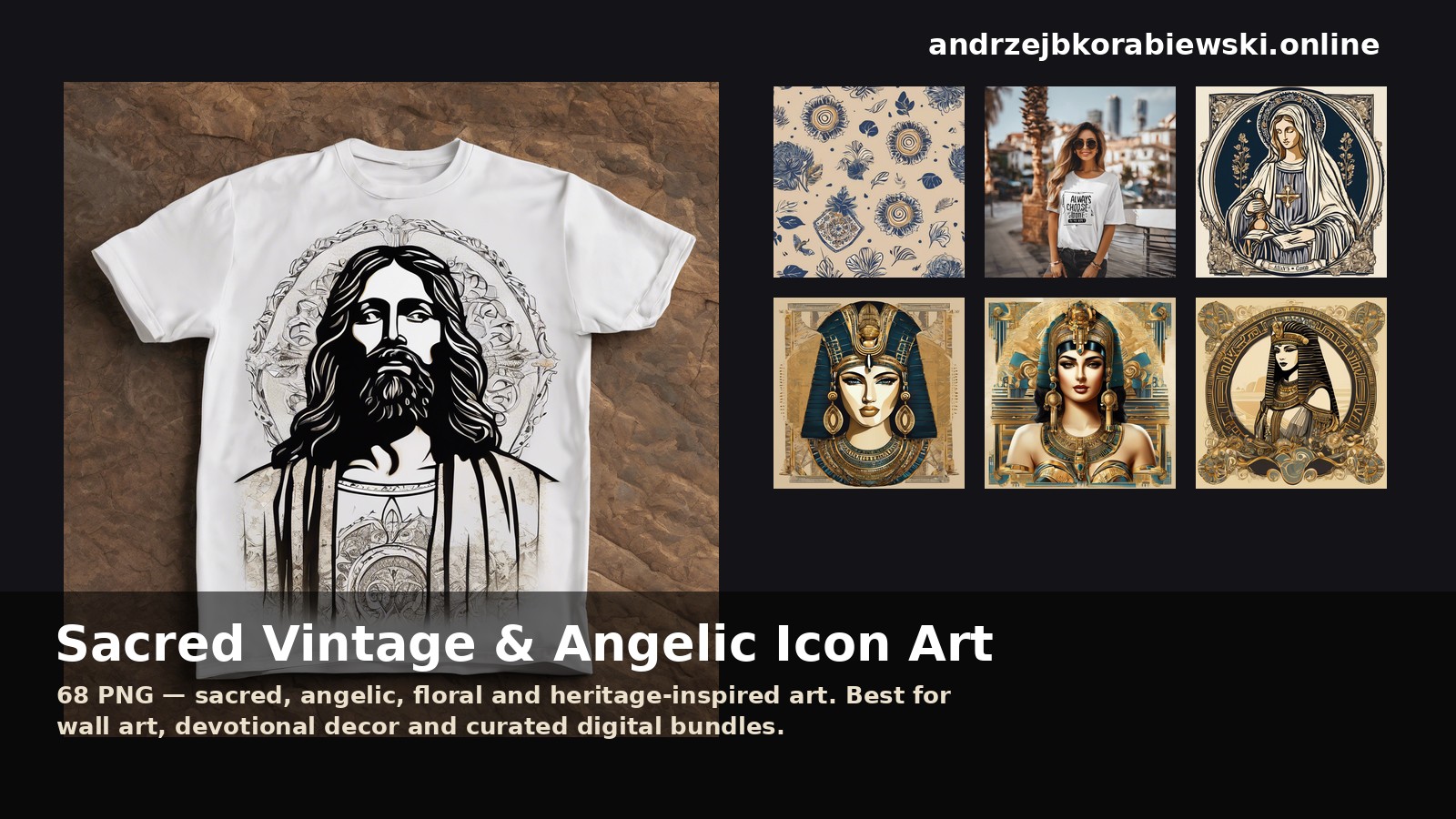 Sacred Vintage & Angelic Icon Art